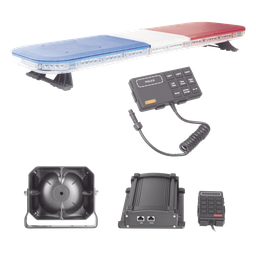 Kit barra de luces Epcom X67RBKIT2 Rojo/Azul 88 LED