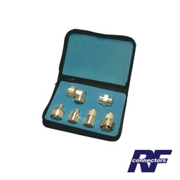 Kit 6 adaptadores RF Industries RFA-4013 7-16 DIN