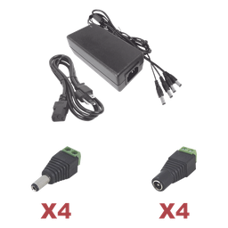 Kit fuente de poder EPCOM K2PLK12DC4CH 12 Vcc 4 salidas