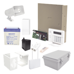 Kit alarma vecinal Honeywell VISTA48 botón largo alcance