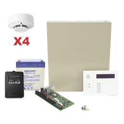 Kit panel de alarma Honeywell VISTA48LASMK humo 8 zonas