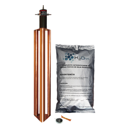 Kit tierra física Total Ground TG-100-AB 100A electrodo H2Ohm