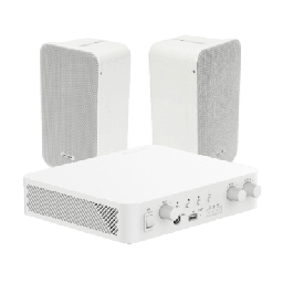 Kit de audio Hikvision DS-QAE-KIT-0420G amplificador 2 bocinas
