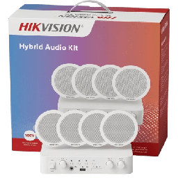 Kit audio Hikvision DS-QAE0KA60206-4 2x30W 100V plafón