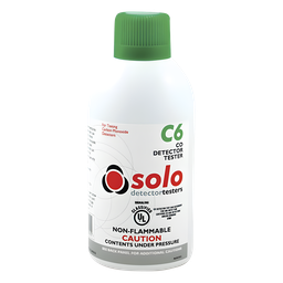 Gas de prueba CO SDi SOLO-C6 para detectores UL