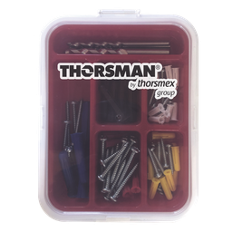 Kit de fijación Thorsman TH-KIT-FC concreto 104 piezas