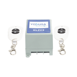 Llavero control RF Yonusa KL2V2 433MHz 80m