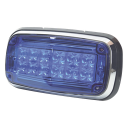Luz advertencia vehicular EPCOM XT1885B azul 12 LED IP67