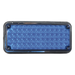 Luz de advertencia Epcom X-LTE-295-B 66 LED azul SAE