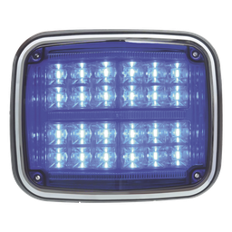 Luz de advertencia Epcom XT1895B 8x6" azul 24W IP67
