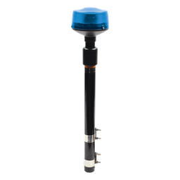 Luz telescópica para moto Epcom XMWL100B 9 LED azul