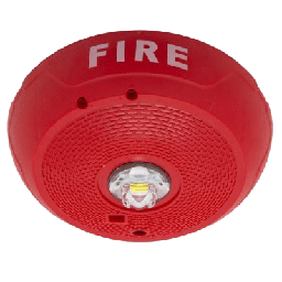 Estrobo System Sensor SCR-LED rojo LED techo multicandela