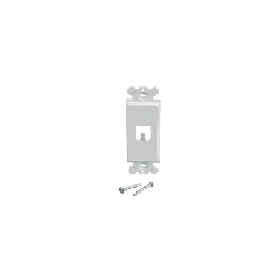 Marco para placa frontal Panduit CFG1WH Mini-Com blanco
