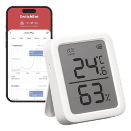 Medidor temperatura humedad SwitchBot Bluetooth pantalla