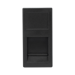 Medio módulo keystone Simon SM-1/2-KEY-N negro K45 IP20