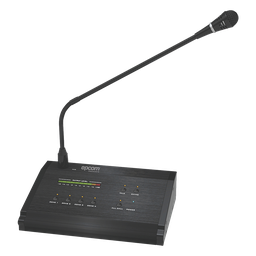 Micrófono de voceo EPCOM ProAudio SF-4012 4 zonas RJ45
