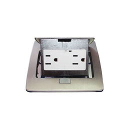 Caja de piso Thorsman TH-MC-PC acero inoxidable 2 contactos
