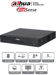 DAHUA NVR2116HS-I2 - NVR de 8 Megapixeles/ 4k/ 16 Canales IP/ WizSense/ Con IA/ Rendimiento de 144 Mbps/ Smart H.265+/ 1 Ch de Reconocimiento Facial o 1 Canal de Protección Perimetral o 4 Canales de SMD/ 1 Puerto SATA 10 TB/ HDMI&VGA/ Onvif