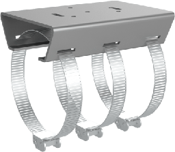 Montaje de poste Hikvision DS-1278ZJ-BJH carga 10kg