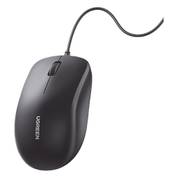 Mouse alámbrico UGREEN 90789 USB óptico 1200 DPI negro