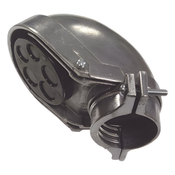 Mufa Hubbell HUB-2403 3/4" aluminio tipo abrazadera