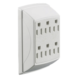 Multicontacto dúplex Hubbell HUB-RT-600-W 6 salidas 15A