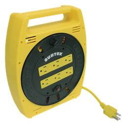 Multicontacto de carrete Surtek SYS-136035 6 tomas 10A
