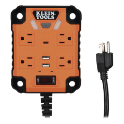 Multicontacto Klein Tools 29601 4 salidas USB magnético