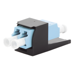 Acoplador fibra LC dúplex Panduit CMDSAQLCZBL multimodo OM4