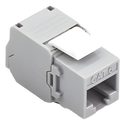 Módulo jack keystone Cat6 LinkedPro LP-KJ-610-TTGY gris