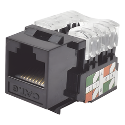 Jack Keystone LinkedPro LP-KJ-601-BK Cat6 RJ45 negro