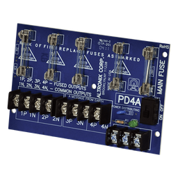 Módulo distribución energía Altronix PD4 28V 10A 4 salidas