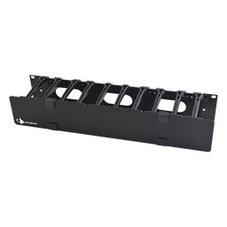 Organizador de cable horizontal Siemon HCM-4-2U 2U 4in