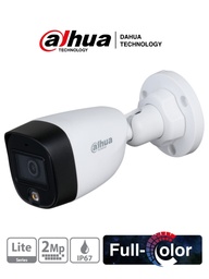 DAHUA HAC-HFW1209CN-A-LED - Cámara Bullet Full Color 1080p/ Lente de 2.8 mm/ 106 Grados de Apertura/ Micrófono Integrado/ Luz Blanca de 20 Mts/ DWDR/ Starlight/ IP67/ Soporta CVI/AHD y CVBS/ #FullColor #LoNuevo DH-HAC-HFW1209CN-A-LED