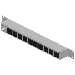 PDU horizontal LinkedPro HTCM-1U-10CW 10 contactos 15A