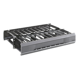 Organizador de cable horizontal Hoffman DCHD2 2U doble
