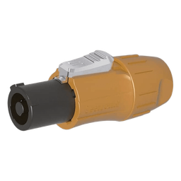 Conector de potencia Seetronic SAC3FCA-N-W IP65 amarillo
