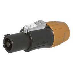 Conector de potencia Seetronic SAC3FCB-N-W IP65 negro