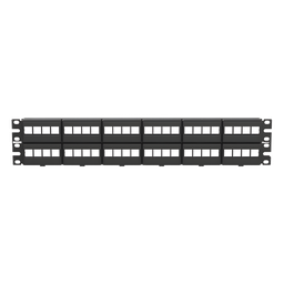 Patch panel keystone Panduit NKFP48Y 48 puertos 2UR