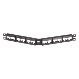 Panel parcheo Panduit CPPLA24WBLY 24 puertos 1UR angulado