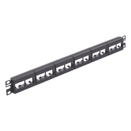 Panel de parcheo Panduit CPP24WBLY 24 puertos 1UR Mini-Com