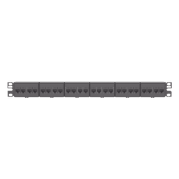 Panel de parcheo Panduit CP245E88BLY Cat 5e 24 puertos 1UR