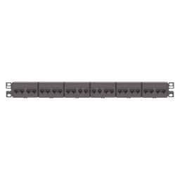 Panel de parcheo Panduit CP24688BL Cat 6 24 puertos 1UR