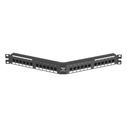 Panel de parcheo Panduit DPA24688TGY Cat 6 24 puertos