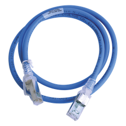 Patch cord Cat6A S/FTP Siemon ZM6A-S03-06B 0.91m azul