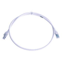 Patch cord Cat6A S/FTP Siemon ZM6A-S03-02B 0.91m blanco