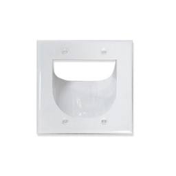 Placa pasamuro Linkedpro LP-CR-WPD empotrable blanca