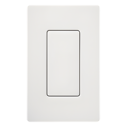 Placa ciega de pared Lutron DVBI blanco 2-gang