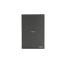 Placa con apagador de escalera JWJ JTL-G7701 10 A 127 V
