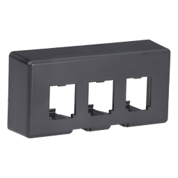 Placa de mobiliario Panduit CFFPE3BL 3 puertos Mini-Com